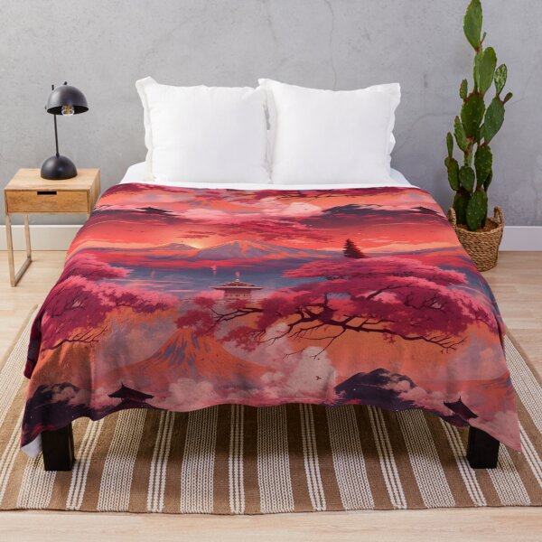 Item preview, Mount Fuji Red 3d landscape designed and sold by CanaryCanvas.