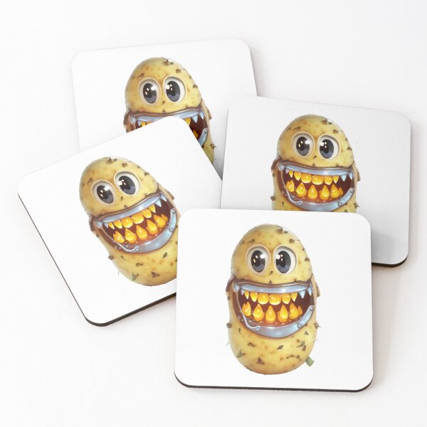 Item preview, Biting evil monster potato designed and sold by SheepAttack.