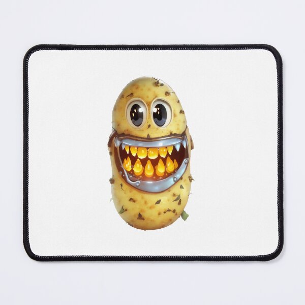 Item preview, Biting evil monster potato designed and sold by SheepAttack.