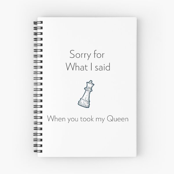 Item preview, Chess Queen Funny Saying Chess Player  Sorry for what I said designed and sold by FarOffPlaces21.