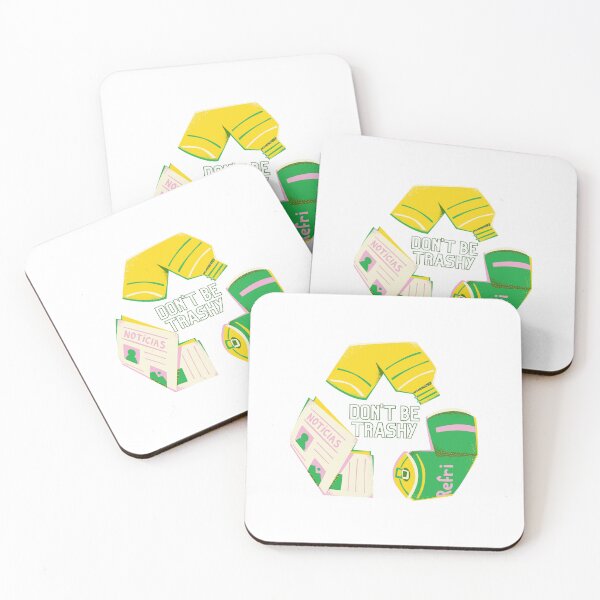 Item preview, Don't Be Trashy Símbolo de reciclaje en la papelera designed and sold by ImagiNatureDay.