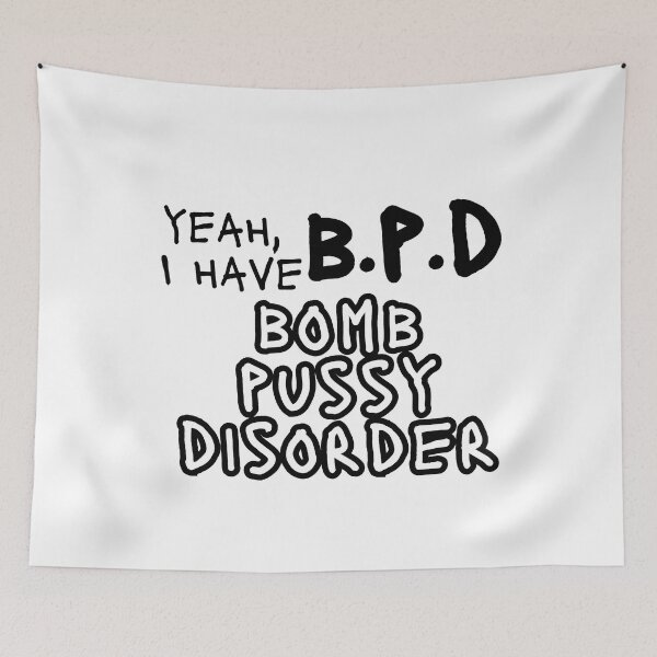Aperçu de l'œuvre TROUBLE BPD SARCASTIQUE DRÔLE créée et vendue par SIKEWARDdesigns.