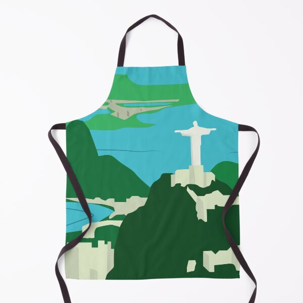 Item preview, Rio de Janeiro Minimalist City Scape designed and sold by ThomasTreeArt.