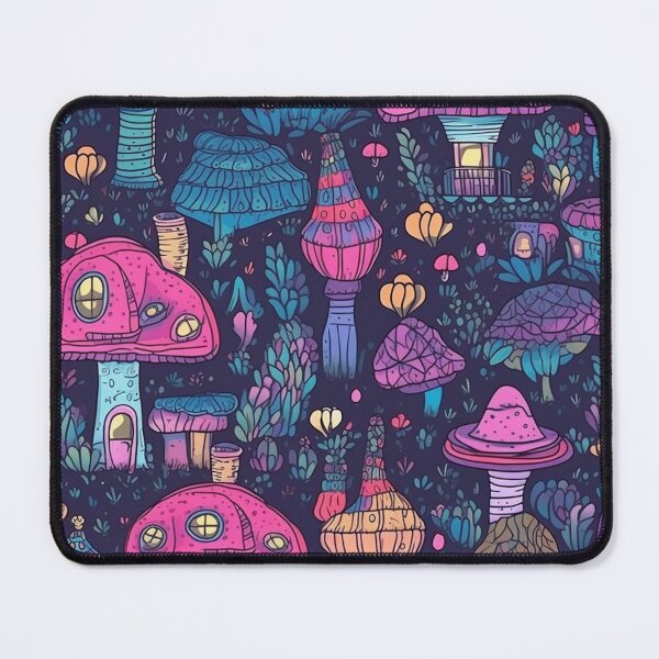 Artikelvorschau, Neon Magic Mushroom Design 4 entworfen und verkauft von LTAdesigns.