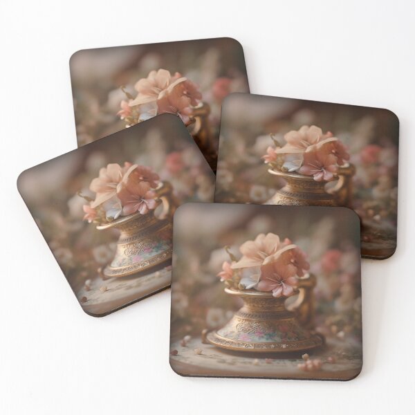 Item preview, "Miniature Vintage Floral Pitcher." designed and sold by CherNikDesigns.