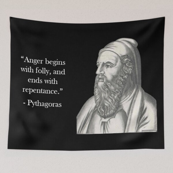 Item preview, Pythagoras Quote - Anger designed and sold by Reed-Inc.