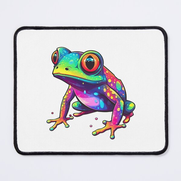 Item preview, Cute Rainbow Frog designed and sold by CraftyCaverns.