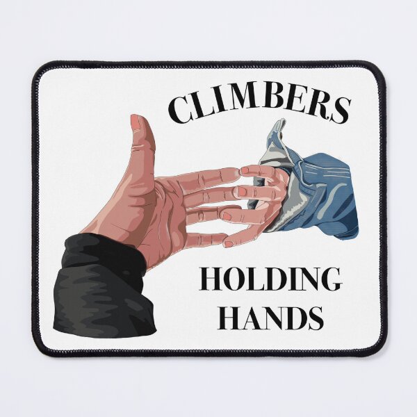 Item preview, Climbers holding hands - climbing bouldering designed and sold by SuzananassArt.