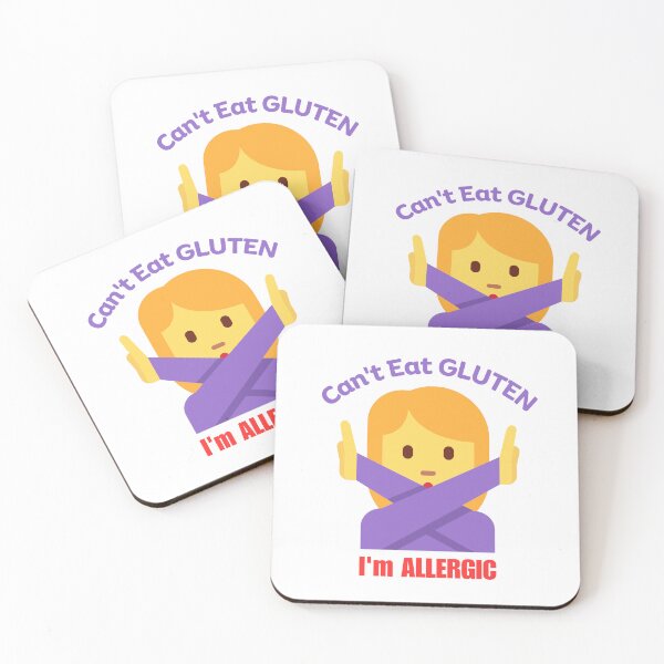Item preview, I can't eat gluten. I am allergic. designed and sold by Creativity Zone.