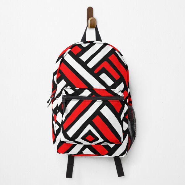 Item preview, Black White Red Large Weave designed and sold by Lois Eastlund.