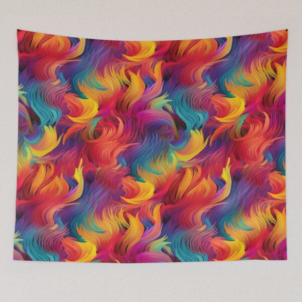 Item preview, Vibrant Acrylic Dreamscape Delirium Odyssey | Seamless Pattern designed and sold by Adam Prettyjohns.