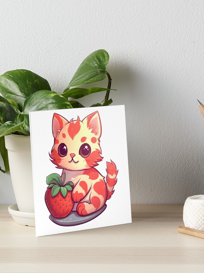kitty🐈 on X: strawberry cat  / X