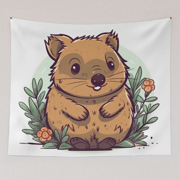Item preview, Happy Quokka designed and sold by wildlifezen.