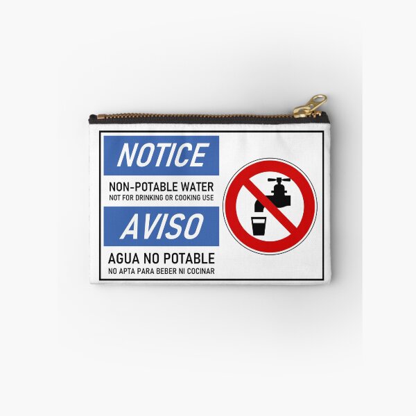 Item preview, Bilingual Non-Potable Water Notice designed and sold by jjomally1.