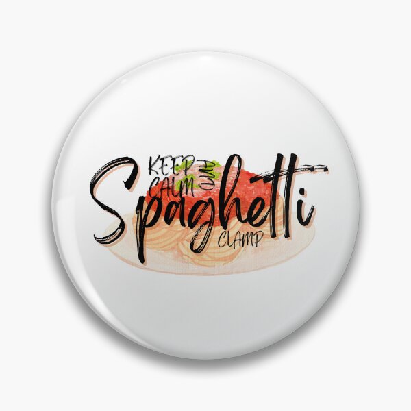 Item preview, keep calm and spaghetti clamp designed and sold by axoniej.