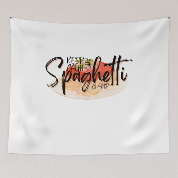 Item preview, keep calm and spaghetti clamp designed and sold by axoniej.