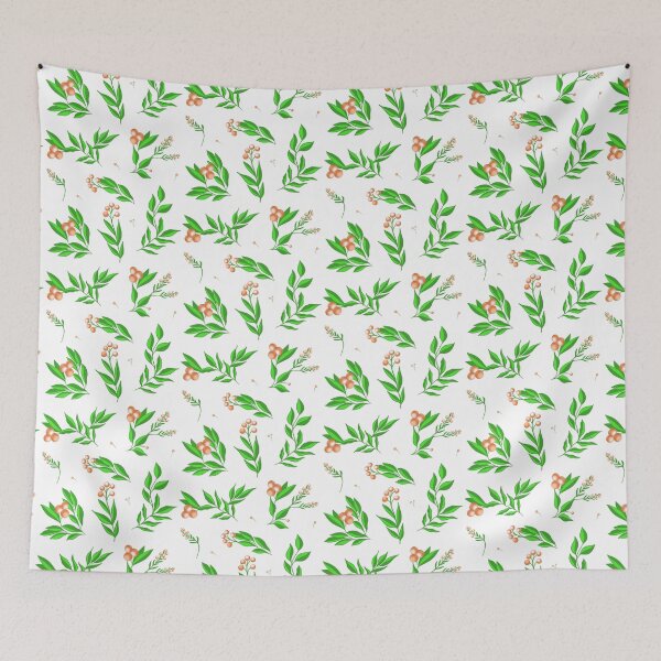 Artikelvorschau, Spring Leaves - White entworfen und verkauft von JaselviiStudio.