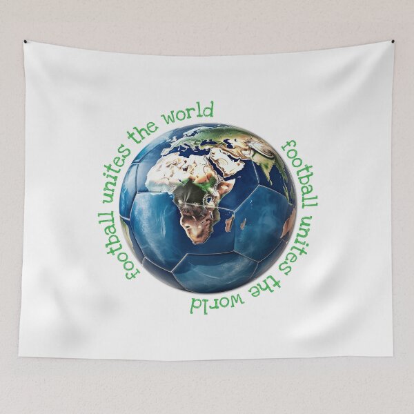 Item preview, football unites the world! designed and sold by adigitaldreamer.