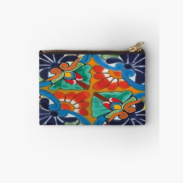 Item preview, Elegant botanical Maximalist decoration mexican flowers talavera pottery designed and sold by T-Mex.