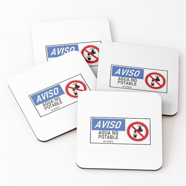 Item preview, Spanish Non-Potable Water Safety Sign with Image designed and sold by jjomally1.