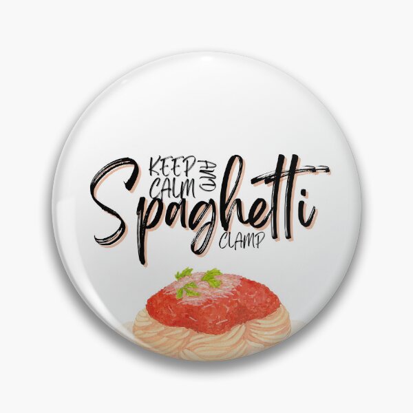 Item preview, keep calm and spaghetti clamp designed and sold by axoniej.