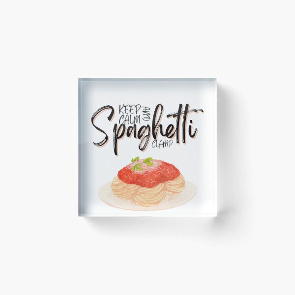 Item preview, keep calm and spaghetti clamp designed and sold by axoniej.