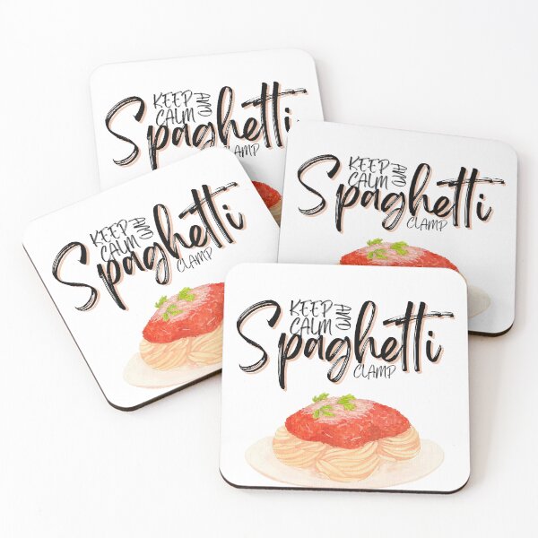 Item preview, keep calm and spaghetti clamp designed and sold by axoniej.