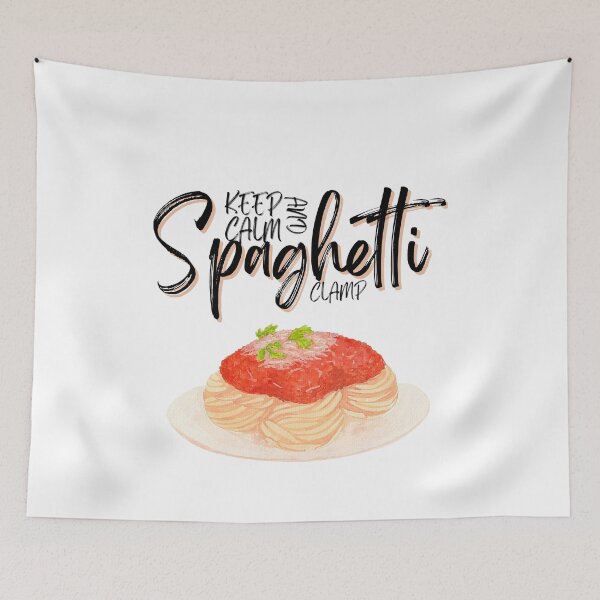Item preview, keep calm and spaghetti clamp designed and sold by axoniej.