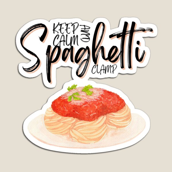Item preview, keep calm and spaghetti clamp designed and sold by axoniej.