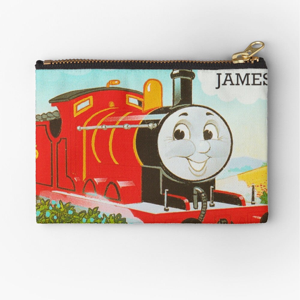 Happy James the Red Engine (Pink) Square Card Poster for Sale by  sleepyhenry