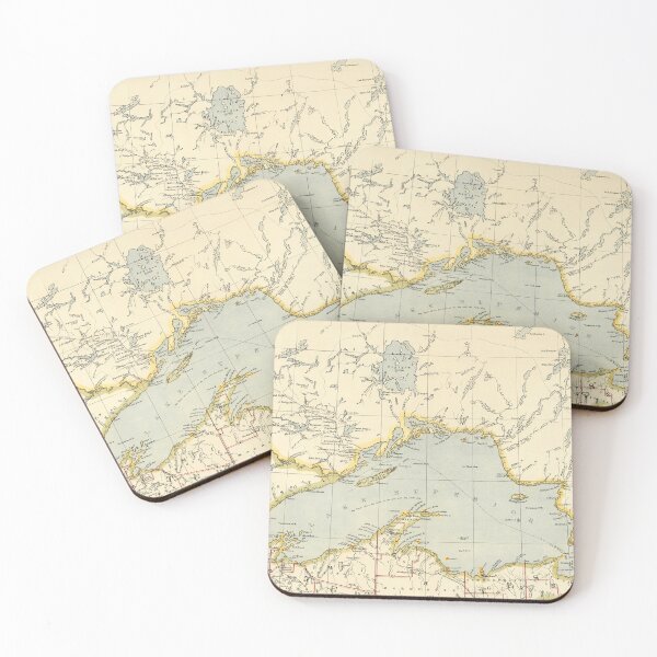 Item preview, Vintage Map of Lake Superior - 1883 designed and sold by Gin  Neko.