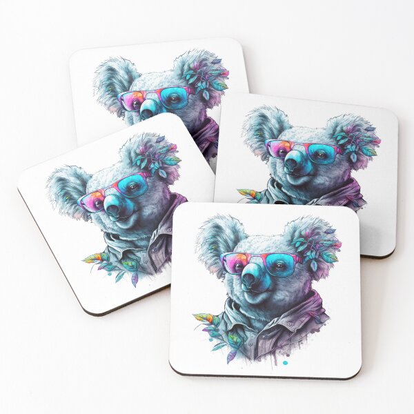 Item preview, Cool Koala with Sunglasses designed and sold by Mulakart.