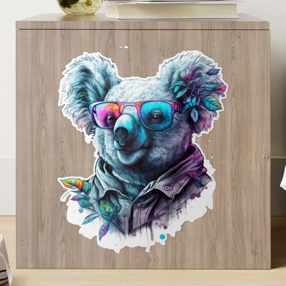 Cool Koala with Sunglasses Sticker by Mulakart