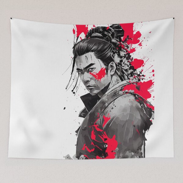 Item preview, Samurai Anime with Samurai Sword Chanpuru  Ronin designed and sold by PhotoArtMC.