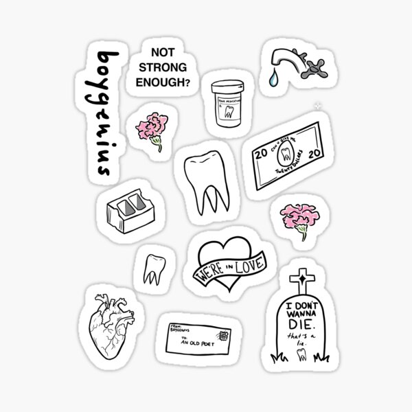 boygenius flash sheet Sticker