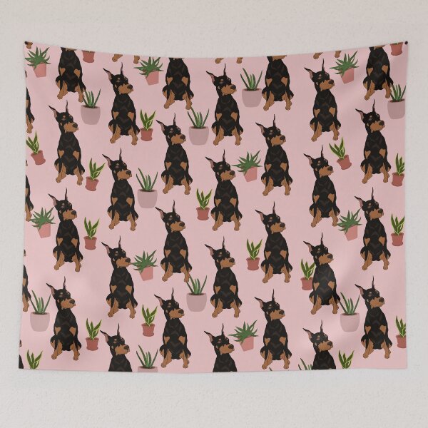 Item preview, Doberman Pinscher and plants designed and sold by KantstandyaC.