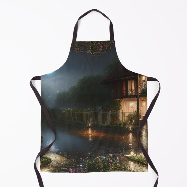 Item preview, Dreamy Rainy Night in Italy by the River. designed and sold by leyfinder.