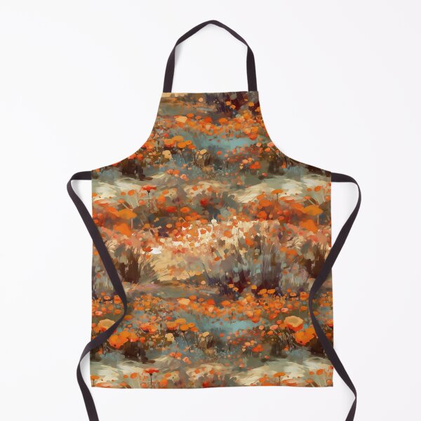 Item preview, California Summer Superbloom Field Abstract Landscape Floral Pattern designed and sold by semisoberme.