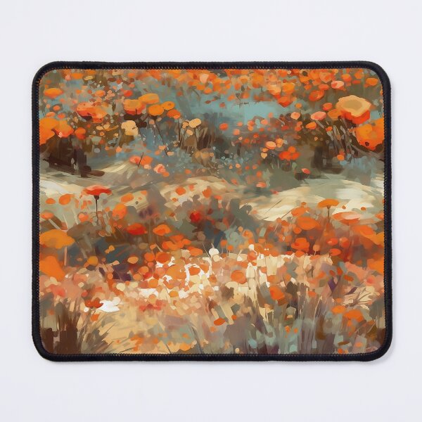 Item preview, California Summer Superbloom Field Abstract Landscape Floral Pattern designed and sold by semisoberme.