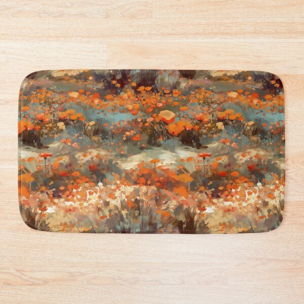 Item preview, California Summer Superbloom Field Abstract Landscape Floral Pattern designed and sold by semisoberme.