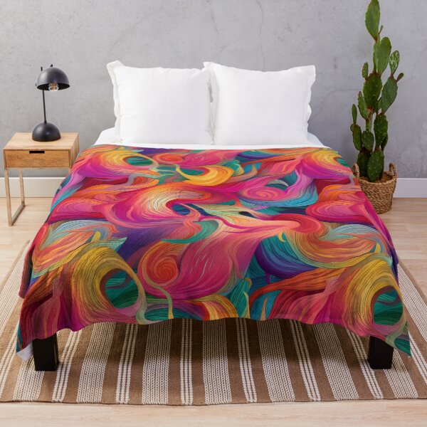 Item preview, Enchanted Whimsical Swirls Tapestry Fusion | Seamless Pattern designed and sold by Adam Prettyjohns.