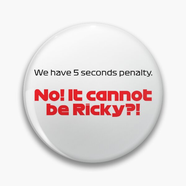 Item preview, Driver #55 We Have 5 Seconds Penalty | Best Team Radio Australia 2023 Season (Original) designed and sold by FilipeFerreira.