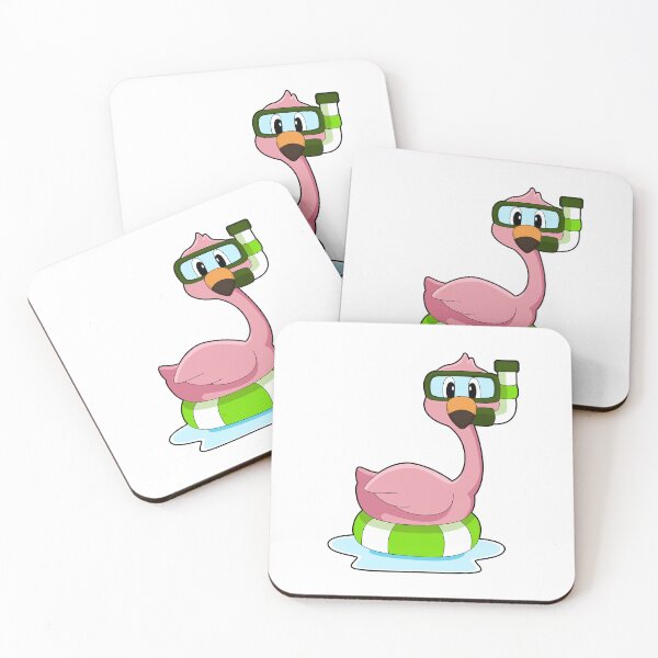 Item preview, Flamingo Swimming Lifebuoy designed and sold by Snabdesign84.