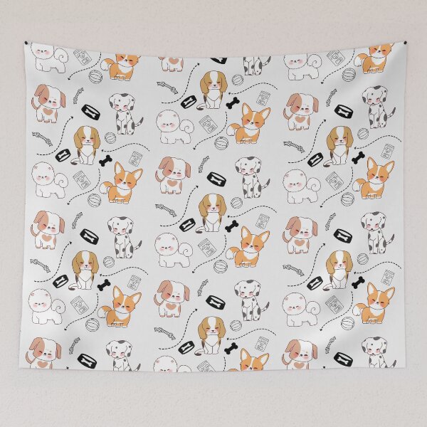 Item preview, Cute pets pattern designed and sold by aywchen.