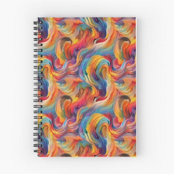 Item preview, High Repeat Vibrant Swirls of Feline Dreams | Seamless Pattern designed and sold by Adam Prettyjohns.