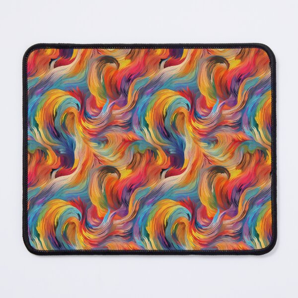 Item preview, High Repeat Vibrant Swirls of Feline Dreams | Seamless Pattern designed and sold by Adam Prettyjohns.