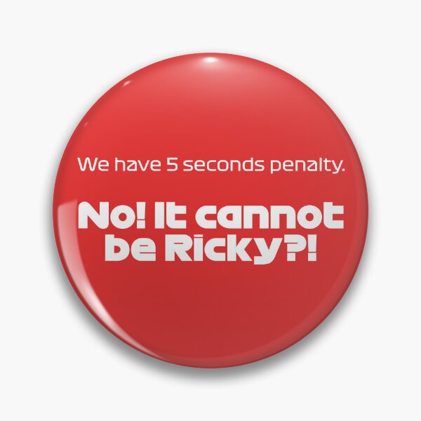 Item preview, Driver #55 We Have 5 Seconds Penalty | Best Team Radio Australia 2023 Season (Red BG) designed and sold by FilipeFerreira.