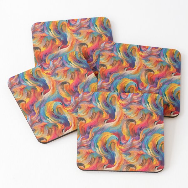 Item preview, Vibrant Swirls of Feline Dreams | Seamless Pattern designed and sold by Adam Prettyjohns.