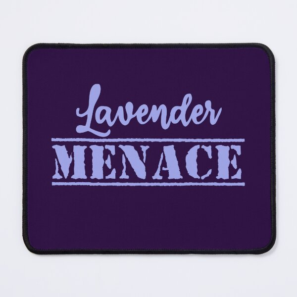 Item preview, Lavender Menace feminist lesbian reclaim LGBTQ+ pride designed and sold by incurablehippie.