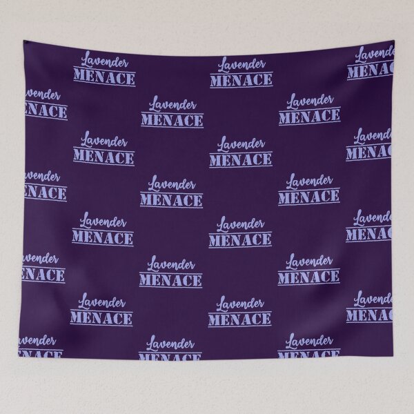 Item preview, Lavender Menace feminist lesbian reclaim LGBTQ+ pride designed and sold by incurablehippie.